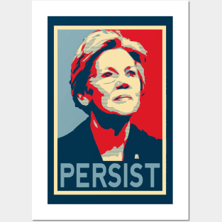 Senator Elizabeth Warren 2024 Election | Persist Political Poster| Nevertheless, She Persisted t-shirt Posters and Art